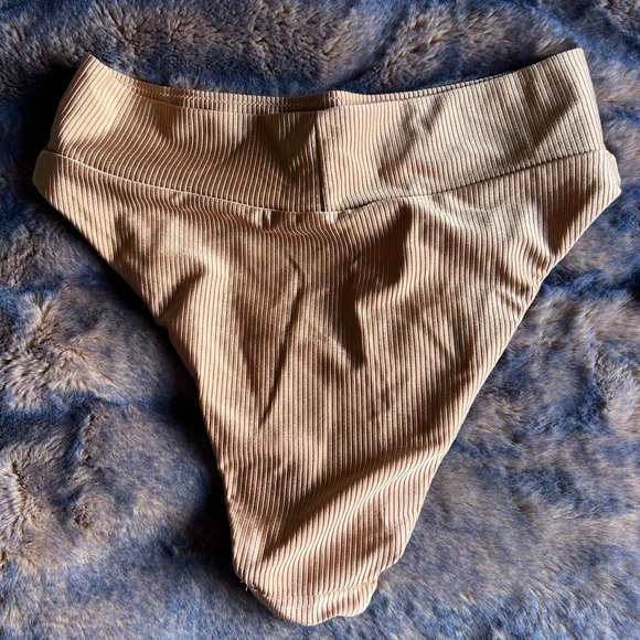 Aerie High Cut Cheeky Ribbed Bikini - Picture 3 of 3